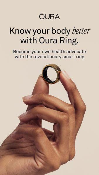 A high-contrast, clean studio shot of a hand holding a smart ring against a neutral background, highlighting the product as an essential health tool.